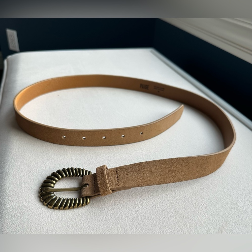PAIGE Cognac Suede “Blythe” Belt - NEVER WORN - Picture 2 of 6